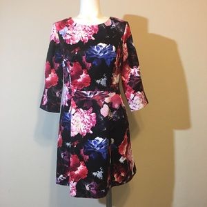 Ted Baker London Classic Floral Midi Dress